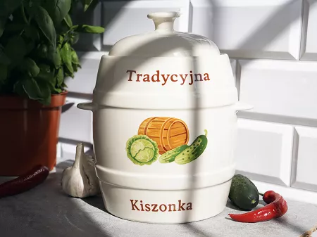 Beczka hermetyczna z kamionki 3 L Tragar - Tradycyjna kiszonka 1TR.BECZ.45569