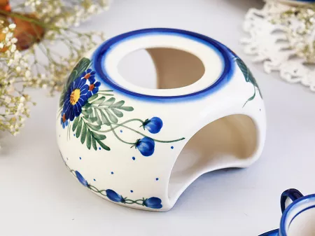 Podgrzewacz (pod czajnik 1,2 L) Bolesławiec - Kwiaty Kuleszy