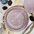 Komplet talerzy na 6 osób (18 el) Lubiana - Hanami Pudrowy Róż