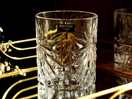 Kpl. szklanek do whisky 0,32 L (6szt) + karafka 0,85L (1szt) Bohemia Prestige - Fiore 4SB.FI.802411