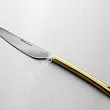 Komplet sztućców 65 cz. na 12 osób Hisar - Bahama Gold (4.0/3.0mm) złocone