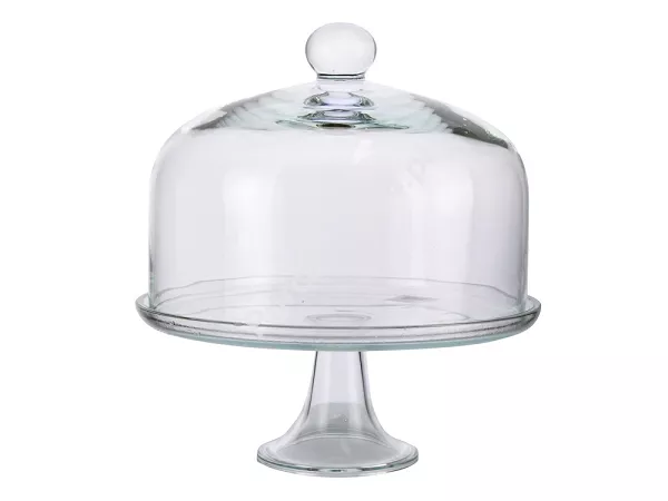 Patera na nodze 31,5 cm z kloszem Edwanex - 44.PAT.09-004/1 Patera na nodze 31,5 cm z kloszem Edwanex - 44.PAT.09-004/1