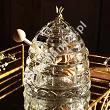 Pojemnik szklany na miód 15 cm Bohemia Prestige - Gold Bee 4SB.802022