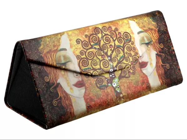 Etui na okulary składane Carmani - Gustav Klimt, Złote łzy 33.021-8362 Etui na okulary składane Carmani - Gustav Klimt, Złote łzy 33.021-8362