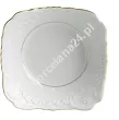 Salaterka kwadratowa 14 cm Ćmielów - Rococo 3604 ZŁOTA LINIA