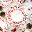 Komplet 2 talerzy deserowych 19 cm Duo - Christmas Birds 3 15.CHBI3.K2TD