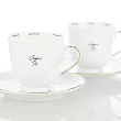 Kpl. 2 filiżanek ze spodkami 0,20 L / 15 cm Bogucice - Chopin 391