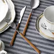 Komplet sztućców 24 cz. na 6 osób PINTI1929 - Sushi Queen Mahoń (2.5 mm) - pudełko 23.17B0.7091.K24