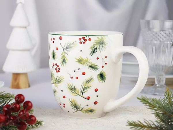 Kubek 1 l Duo - Christmas Leaves 15.CHLE.K1000 Kubek 1 l Duo - Christmas Leaves 15.CHLE.K1000