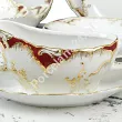 Serwis obiadowy na 6 osób (25el) Ćmielów - Rococo 0040 PURPURA