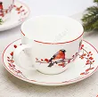Komplet filiżanek ze spodkami 0,27 l / 15 cm (2 szt.)  Duo - Christmas Birds 3 15.CHBI3.K2FS