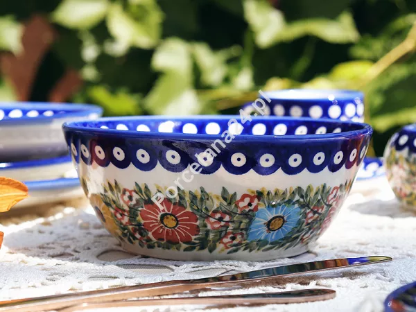 Salaterka 18 cm Bolesławiec - Rajska Łąka Salaterka 18 cm Bolesławiec - Rajska Łąka
