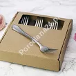 Komplet 6 widelczyków do ciasta 17,5 cm Hisar - Riva Vintage GIFT BOX