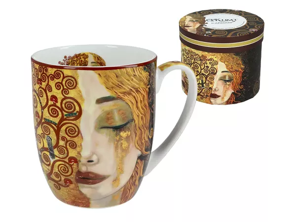 Kubek 0,4 L Carmani - Gustav Klimt, Złote Łzy 33.532-0419 Kubek 0,4 L Carmani - Gustav Klimt, Złote Łzy 33.532-0419