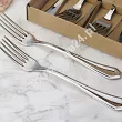 Komplet 6 widelczyków do ciasta 17,5 cm Hisar - Riva wysoki połysk GIFT BOX