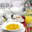 Serwis obiadowo - herbaciany na 12 osób (86 el) Chodzież- Yvonne G309