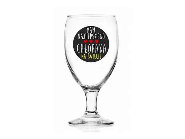 Pokal do piwa 500 ml Glasmark - Mam Najlepszego Chłopaka na Świecie 4G.57-0571-0500-4304 Pokal do piwa 500 ml Glasmark - Mam Najlepszego Chłopaka na Świecie 4G.57-0571-0500-4304