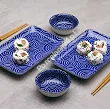 Zestaw do sushi dla 2 osób (4 el.) z pałeczkami Tokyo Design Studio - Kotobuki Karakusa 14347