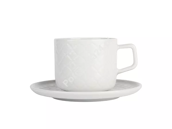 Filiżanka ze spodkiem 0,25 L / 15 cm Lubiana - Marrakesz Biały (nr 4278, 4279) Filiżanka ze spodkiem 0,25 L / 15 cm Lubiana - Marrakesz Biały (nr 4278, 4279)