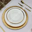Serwis obiadowy na 12 osób (45 el.) Bogucice - Cleopatra Gold Plus 1175
