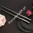 Zestaw stalowych pałeczek do sushi (12 el.) Pintinox - Kwadratowe satynowane 23.PAT.K12S