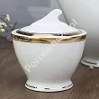 Garnitur do herbaty na 12 osób (40 el.) Bogucice - Cleopatra Gold Plus 1175