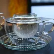 Filiżanka ze spodkiem z zaparzaczem stalowym 0,4 L Trendglas - TEA TIME 4E.220204