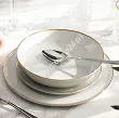 Serwis obiadowo - herbaciany na 6 osób (24 el.) Lubiana - Ankara Gold 1608D Natrysk