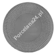 Komplet talerzy na 6 osób (18el) Ćmielów - Sofia Biało / Szara (TP26)
