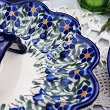 Półmisek do jaj 22 cm z uchwytem Bolesławiec - Sadzawka Milicka