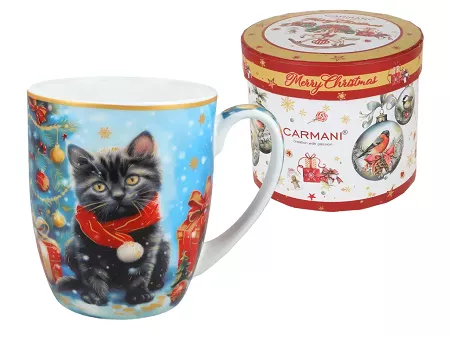 Kubek 0,4 L Carmani - Kocie święta 33.219-9055