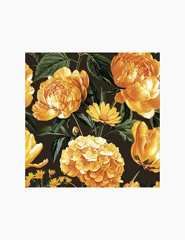 Serwetki 33 x 33 cm (20szt) Polmak - Żółte kwiaty 55.SL-OG-062402