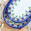 Półmisek owalny 28 cm Bolesławiec - Mariańska Koronka