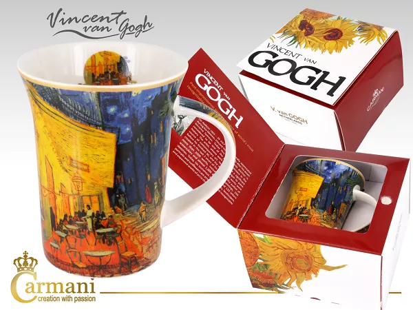Kubek 0,35 L Carmani - Vincent van Gogh - Kawiarnia nocą 33.830-8110 Kubek 0,35 L Carmani - Vincent van Gogh - Kawiarnia nocą 33.830-8110