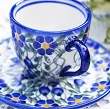 Filiżanka ze spodkiem do espresso 0,11 L / 12,5 cm Bolesławiec - Sadzawka Milicka