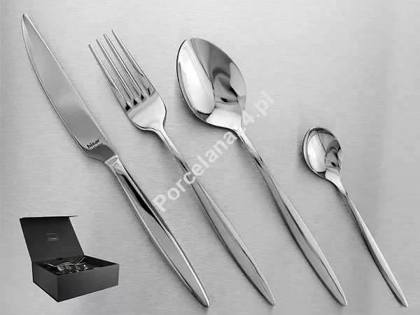 Komplet sztućców 65 cz. na 12 osób Hisar - Mercury (4.0/3.0mm) wysoki połysk Komplet sztućców 65 cz. na 12 osób Hisar - Mercury (4.0/3.0mm) wysoki połysk