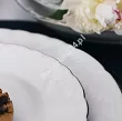 Serwis obiadowy na 6 osób (25 el.) Ćmielów - Rococo 3605 PLATYNOWA LINIA