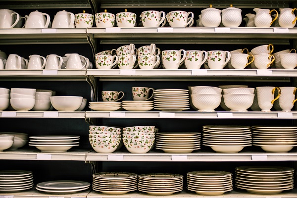 Porcelana w sklepie